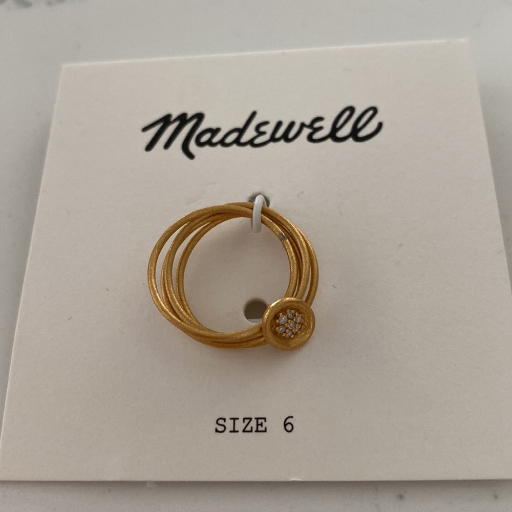 Madewell NWT Stackable Rings - Picture 2 of 3